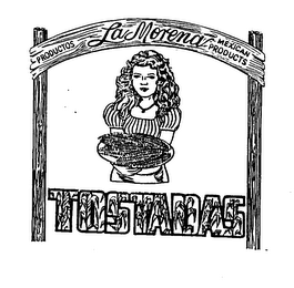 PRODUCTOS LA MORENA MEXICAN PRODUCTS TOSTADAS logo