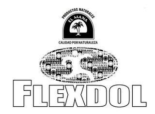PRODUCTOS NATURALES EL MANA CALIDAD POR NATURALEZA FLEXDOL logo