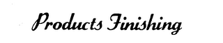 PRODUCTS FINISHING logo