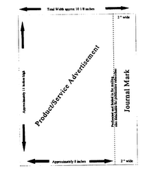 PRODUCT/SERVICE ADVERTISEMENT JOURNAL MARK logo