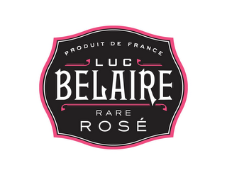 PRODUIT DE FRANCE LUC BELAIRE RARE ROSE logo