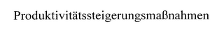 PRODUKTIVITATSSTEIGERUNGSMANAHMEN logo