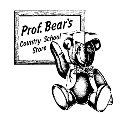 PROF. BEAR'S COUNTRY SCHOOL STORE logo