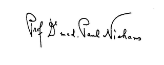 PROF. D. MED. PAUL NIEHANS logo