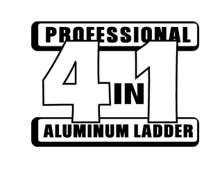 PROFESSIONAL 4 IN 1 ALUMINUM LADDER logo