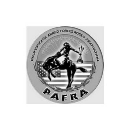 PROFESSIONAL ARMED FORCES RODEO ASSOCIATION PAFRA logo