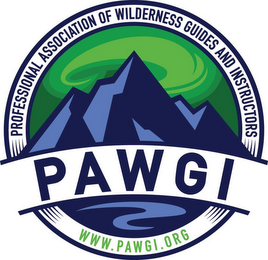 PROFESSIONAL ASSOCIATION OF WILDERNESS GUIDES AND INSTRUCTORS PAWGI WWW.PAWGI.ORG logo