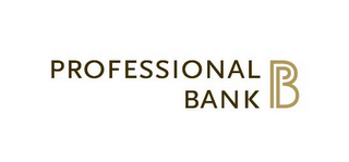 PROFESSIONAL BANK B logo