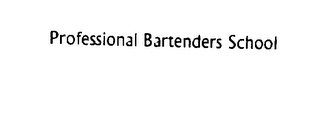 PROFESSIONAL BARTENDERS SCHOOL logo