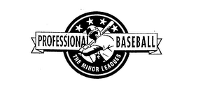 PROFESSIONAL BASEBALL THE MINOR LEAGUES logo