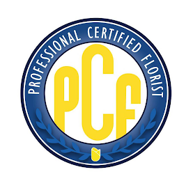 PROFESSIONAL CERTIFIED FLORIST PCF logo