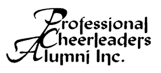 PROFESSIONAL CHEERLEADERS ALUMNI INC. logo