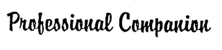PROFESSIONAL COMPANION logo