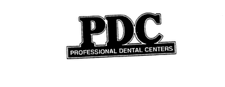 PROFESSIONAL DENTAL CENTERS PDC logo