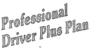 PROFESSIONAL DRIVER PLUS PLAN logo