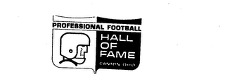 PROFESSIONAL FOOTBALL HALL OF FAME CANTON OHIO logo