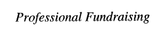 PROFESSIONAL FUNDRAISING logo