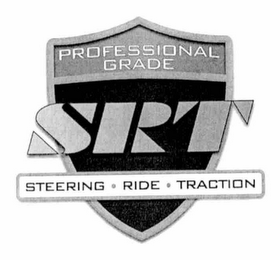 PROFESSIONAL GRADE SRT STEERING · RIDE · TRACTION logo