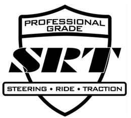 PROFESSIONAL GRADE SRT STEERING · RIDE · TRACTION logo