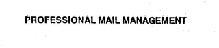 PROFESSIONAL MAIL MANAGEMENT logo