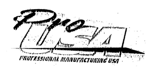 PROFESSIONAL MANUFACTURING USA PRO USA logo