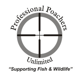 PROFESSIONAL POACHERS UNLIMITED "SUPPORTING FISH & WILDLIFE" logo