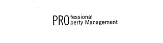 PROFESSIONAL PROPERTY MANAGEMENT logo