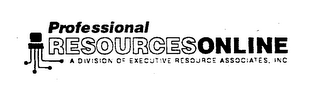 PROFESSIONAL RESOURCES ONLINE A DIVISION OF EXECUTIVE RESOURCE ASSOCIATES, INC. logo