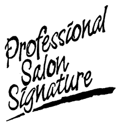 PROFESSIONAL SALON SIGNATURE logo