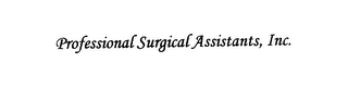 PROFESSIONAL SURGICAL ASSISTANTS, INC. logo