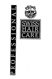 PROFESSIONAL SWISS HAIR CARE ST IVES GENEVE LABORATORIES SUISSE logo