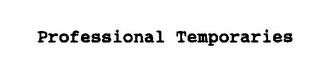 PROFESSIONAL TEMPORARIES logo