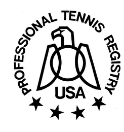 PROFESSIONAL TENNIS REGISTRY USA logo