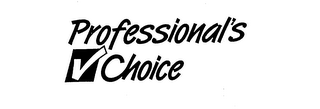 PROFESSIONAL'S CHOICE logo