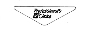 PROFESSIONAL'S CHOICE logo