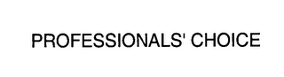 PROFESSIONALS' CHOICE logo
