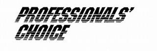 PROFESSIONALS' CHOICE logo