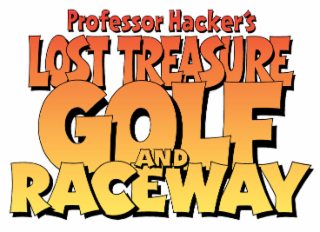 PROFESSOR HACKER'S LOST TREASURE GOLF AND RACEWAY logo
