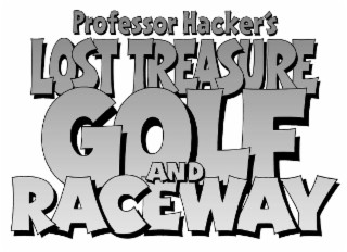PROFESSOR HACKER'S LOST TREASURE GOLF AND RACEWAY logo