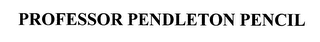 PROFESSOR PENDLETON PENCIL logo
