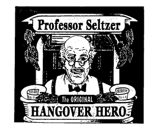 PROFESSOR SELTZER THE ORIGINAL HANGOVERHERO logo