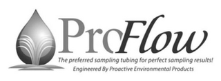 PROFLOW THE PREFERRED SAMPLING TUBING FOR PERFECT SAMPLING RESULTS! ENGINEERED BY PROACTIVE ENVIRONMENTAL PRODUCTS