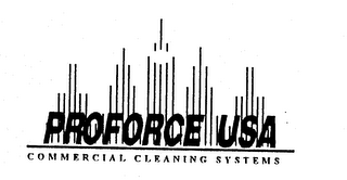 PROFORCE USA COMMERCIAL CLEANING SYSTEMS logo