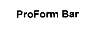PROFORM BAR logo