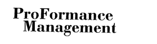 PROFORMANCE MANAGEMENT logo