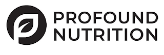 PROFOUND NUTRITION logo