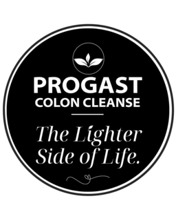 PROGAST COLON CLEANSE THE LIGHTER SIDE OF LIFE. logo