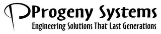PROGENY SYSTEMS ENGINEERING SOLUTIONS THAT LAST GENERATIONS logo