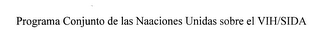 PROGRAMA CONJUNTO DE LAS NAACIONES UNIDAS SOBRE EL VIH/SIDA logo