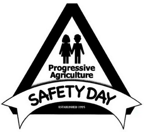 PROGRESSIVE AGRICULTURE SAFETY DAY ESTABLISHED 1995 logo